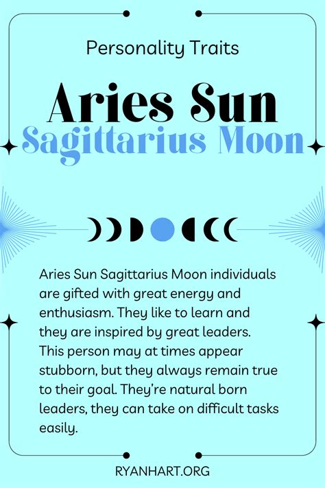 aries sun sag moon